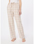 Lindex Pantaloni de pijama bej deschis / alb - Pled.ro