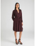 Lindex Rochie 'Marissa' portocaliu / roșu burgundy / negru - Pled.ro