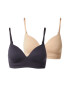 Lindex Sutien bej / negru - Pled.ro