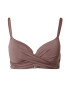 Lindex Sutien costum de baie 'Love' maro - Pled.ro