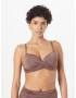 Lindex Sutien costum de baie 'Love' maro - Pled.ro