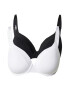 Lindex Sutien 'Dahlia' negru / alb - Pled.ro