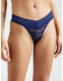 Lindex Tanga bleumarin / negru - Pled.ro