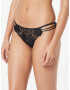 Lindex Tanga negru / alb - Pled.ro