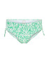 LingaDore Slip costum de baie verde / alb - Pled.ro