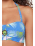 LingaDore Sutien costum de baie albastru / verde / alb - Pled.ro