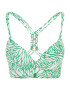 LingaDore Sutien costum de baie verde / alb - Pled.ro