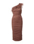 Lipsy Rochie de cocktail ciocolatiu - Pled.ro