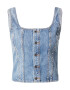 Liu Jo Top albastru denim - Pled.ro