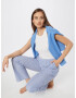 Lollys Laundry Pantaloni 'Ted' albastru deschis / alb - Pled.ro