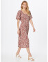 Louche Rochie 'NADINE' albastru deschis / maro / alb - Pled.ro