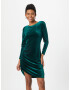 Louche Rochie verde smarald - Pled.ro