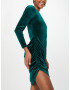 Louche Rochie verde smarald - Pled.ro