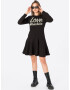 Love Moschino Rochie negru / alb - Pled.ro