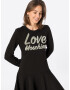 Love Moschino Rochie negru / alb - Pled.ro