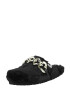 Love Moschino Saboți 'FURRY' negru - Pled.ro