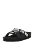 Love Moschino Saboți negru / alb - Pled.ro