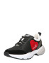 Love Moschino Sneaker low roșu / negru / alb - Pled.ro