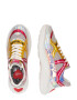 Love Moschino Sneaker low 'SUPERHEART' galben auriu / roșu / argintiu / alb - Pled.ro