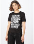 Love Moschino Tricou negru / alb - Pled.ro