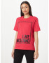 Love Moschino Tricou roșu / negru - Pled.ro