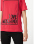 Love Moschino Tricou roșu / negru - Pled.ro