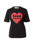 Love Moschino Tricou roșu / negru - Pled.ro