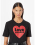 Love Moschino Tricou roșu / negru - Pled.ro