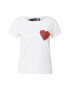 Love Moschino Tricou roșu / negru / alb - Pled.ro