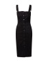 LTB Rochie 'Larsa' negru denim - Pled.ro