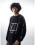 Luka Sabbat for ABOUT YOU Tricou 'Mika' maro deschis / gri piatră / roșu / negru - Pled.ro