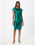 LUXUAR Rochie de cocktail verde smarald - Pled.ro