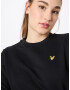 Lyle & Scott Bluză de molton galben / negru - Pled.ro