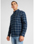 Lyle & Scott Cămașă 'Windowpane' bleumarin / alb - Pled.ro