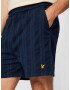 Lyle & Scott Pantaloni 'Barre' albastru / bleumarin / auriu / negru - Pled.ro