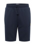 Lyle & Scott Pantaloni bleumarin / galben - Pled.ro