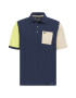 Lyle & Scott Tricou alb kitt / albastru noapte / galben deschis / negru - Pled.ro