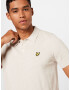 Lyle & Scott Tricou bej / galben / negru - Pled.ro