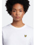 Lyle & Scott Tricou galben / negru / alb - Pled.ro