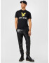 Lyle & Scott Tricou galben / negru / alb - Pled.ro