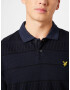 Lyle & Scott Tricou 'Grid' bleumarin / albastru noapte / galben / negru - Pled.ro