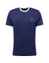 Lyle & Scott Tricou 'Ringer' bleumarin / galben / negru / alb - Pled.ro