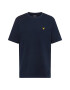 Lyle & Scott Tricou 'Waffle' bleumarin / galben - Pled.ro