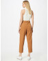 Madewell Pantaloni maro caramel - Pled.ro