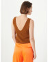 Madewell Top brodat maro caramel - Pled.ro