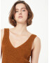 Madewell Top brodat maro caramel - Pled.ro