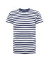 MADS NORGAARD COPENHAGEN Tricou albastru închis / alb - Pled.ro