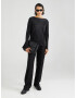 MADS NORGAARD COPENHAGEN Tricou 'Dantel Hartha' negru - Pled.ro