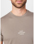 MADS NORGAARD COPENHAGEN Tricou grej / alb - Pled.ro