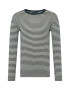 MADS NORGAARD COPENHAGEN Tricou 'Tobias' ecru / albastru noapte - Pled.ro